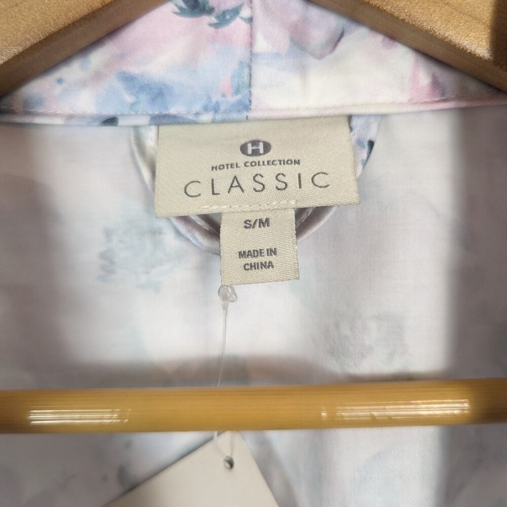 NWT Hotel Collection Classic Floral Kimono Robe Size S/M - Picture 6 of 6